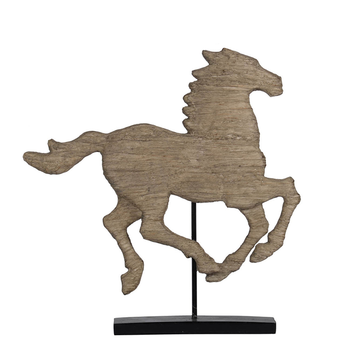19x3x19.5" Defiance Spirited Horse Accent Sculpture, Large