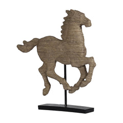 19x3x19.5" Defiance Spirited Horse Accent Sculpture, Large