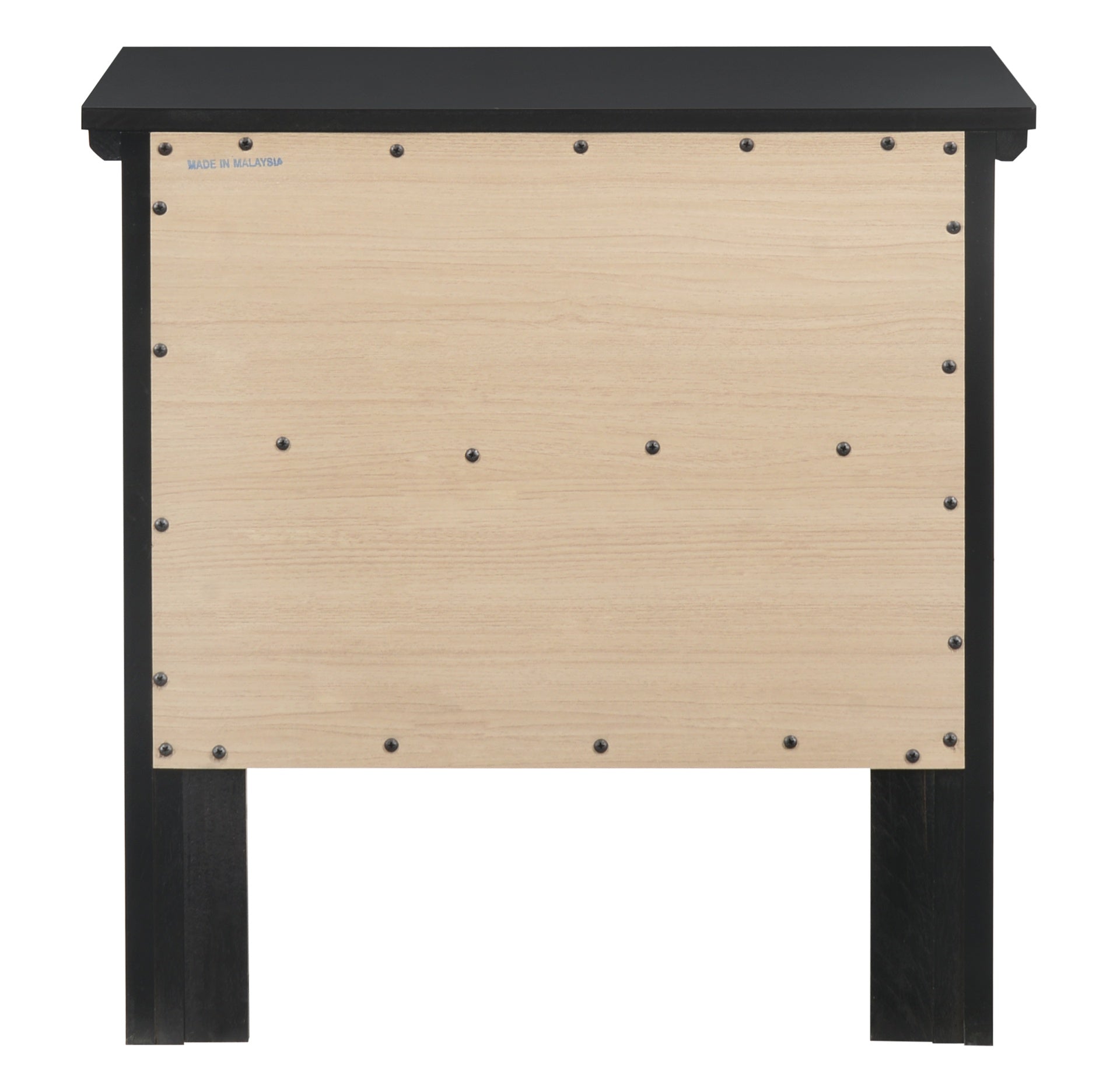 Stylish Transitional Black Nightstand