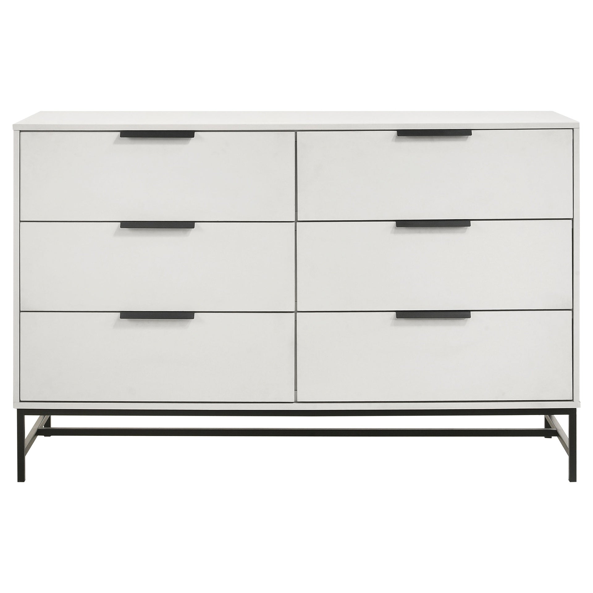 Taraval White 6-drawer Bedroom Dresser