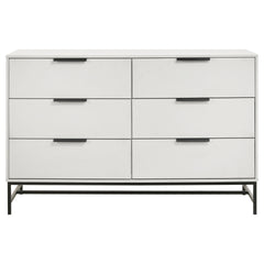 Taraval White 6-drawer Bedroom Dresser
