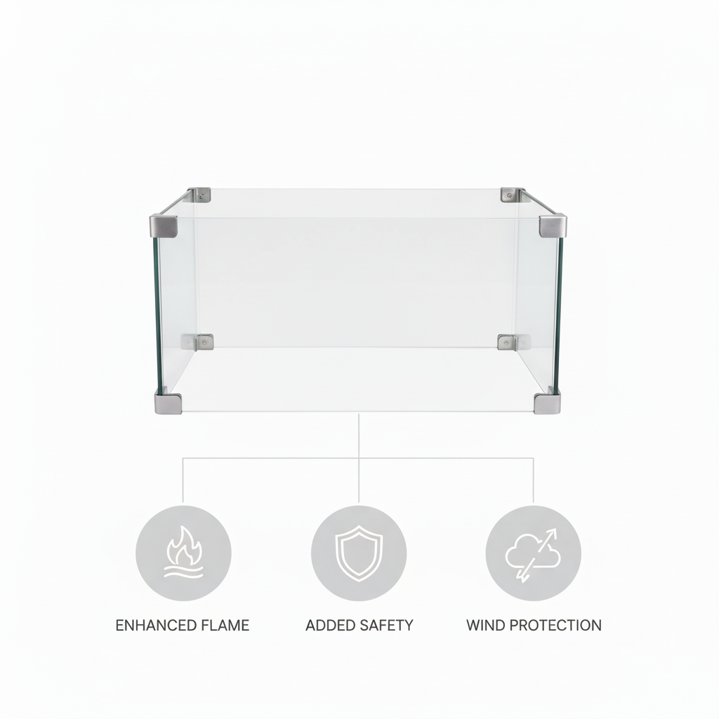 30" Square Glass