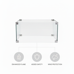 30" Square Glass