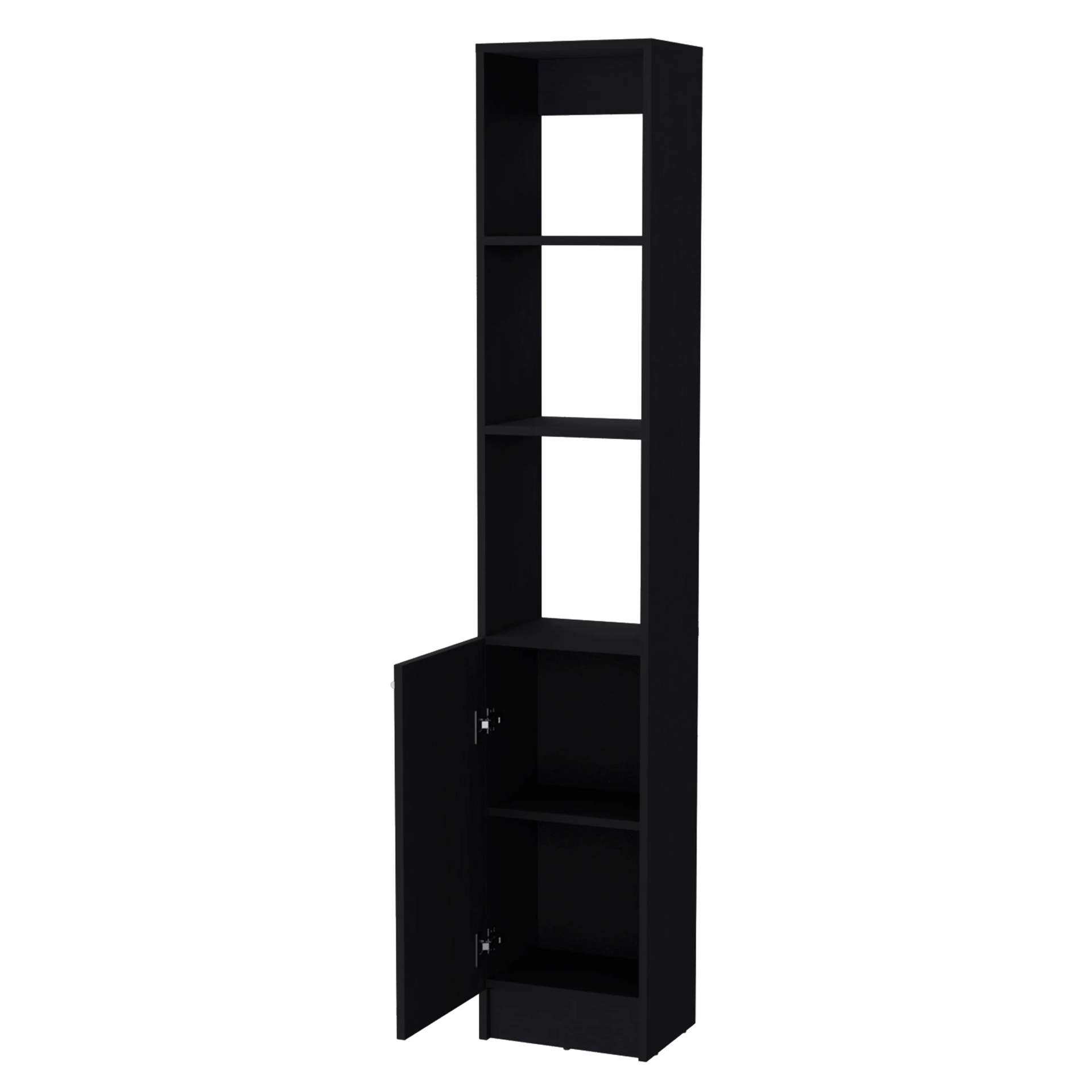 Wenge Linen Cabinet with 1-Door