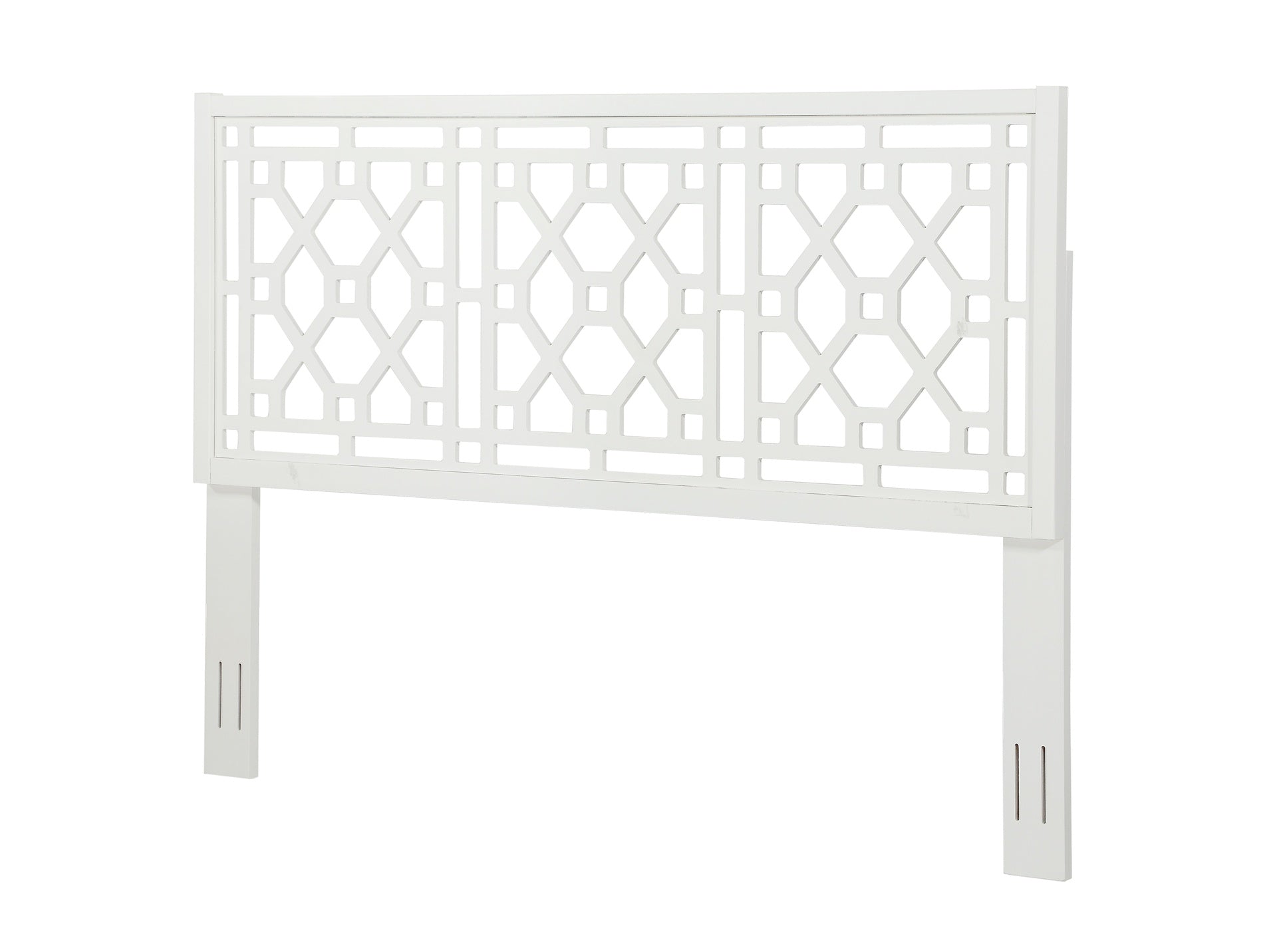 Tabor Chippendale White Headboard - King