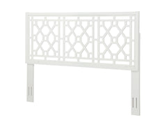 Tabor Chippendale White Headboard - King