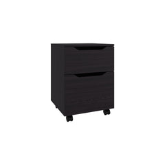 Nightstand, 1 Drawer, 4 Legs, Black