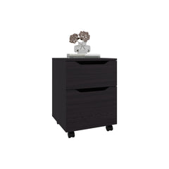 Nightstand, 1 Drawer, 4 Legs, Black