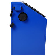 110L Bench Top Sandblast Cabinet,Ergonomic and Compact Design for Precise Sandblasting, with Heavy Steel Construction and Built-in Blast Gloves for No Sand Leakage, Bright LED Lighting System