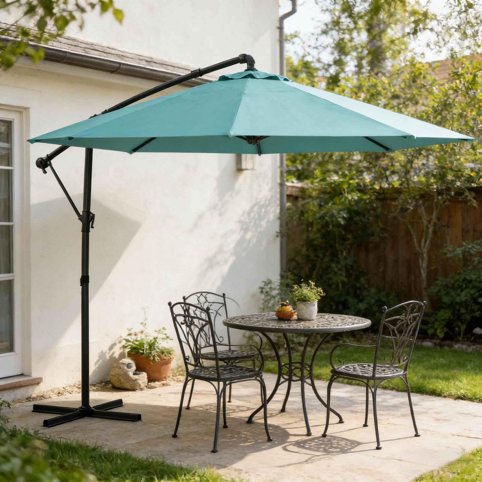 Large Outdoor Hanging Cantilever Umbrella,Patio Umbrella