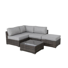 Fully Assembled 3-Piece Wicker Seating Group with Plush Cushions