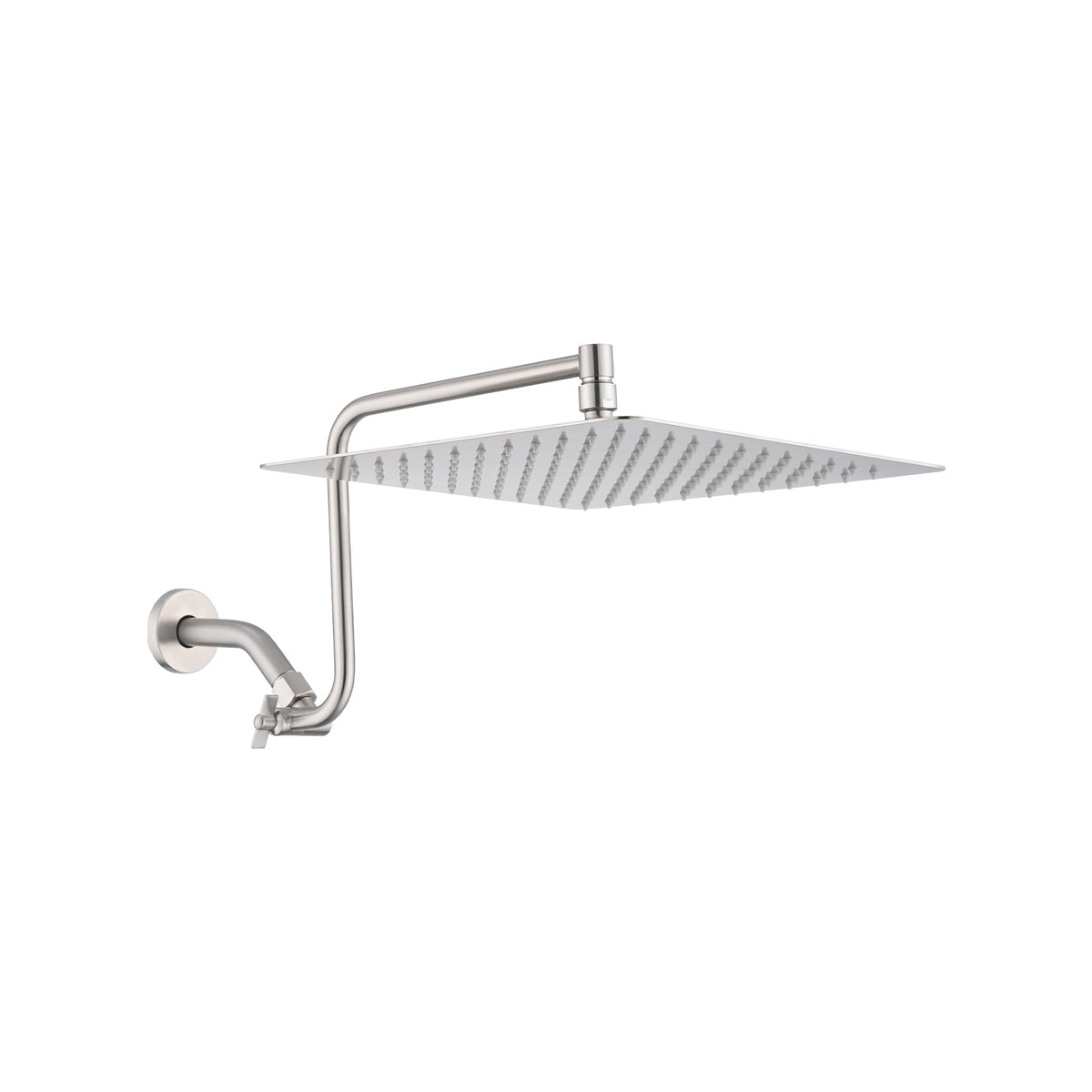 12 inch Adjustable Extension Arm High-pressure Rain Shower Head, Rain Fixed Shower Head