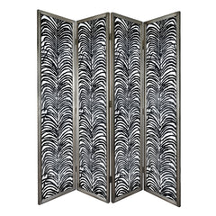 18x73" Room Divider, Herero 4-Panel Decorative Screen