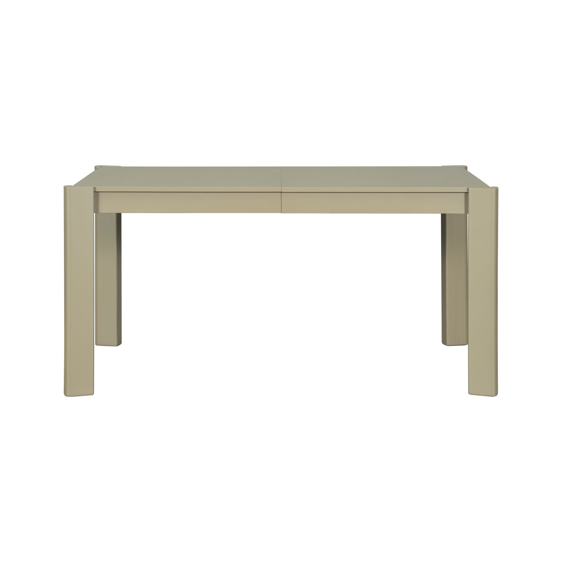 Expandable Farmhouse Modern Solid Wood Dining Table – Space-Saving Design in Walnut(59" to 73")