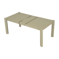 Expandable Farmhouse Modern Solid Wood Dining Table – Space-Saving Design in Walnut(59" to 73")