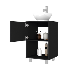 Single Bathroom Vanity Pigmag, Bathroom, Black