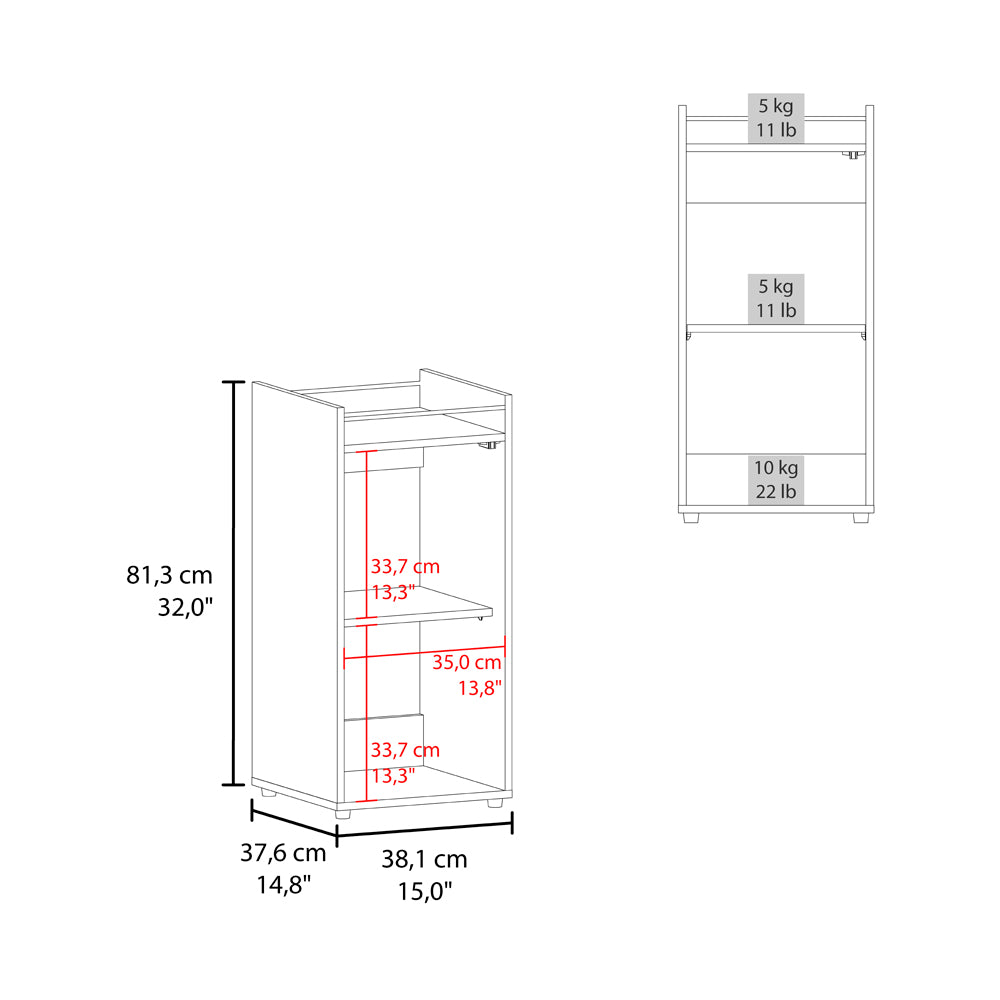Minibar Cabinet Lampeter, Living Room, White