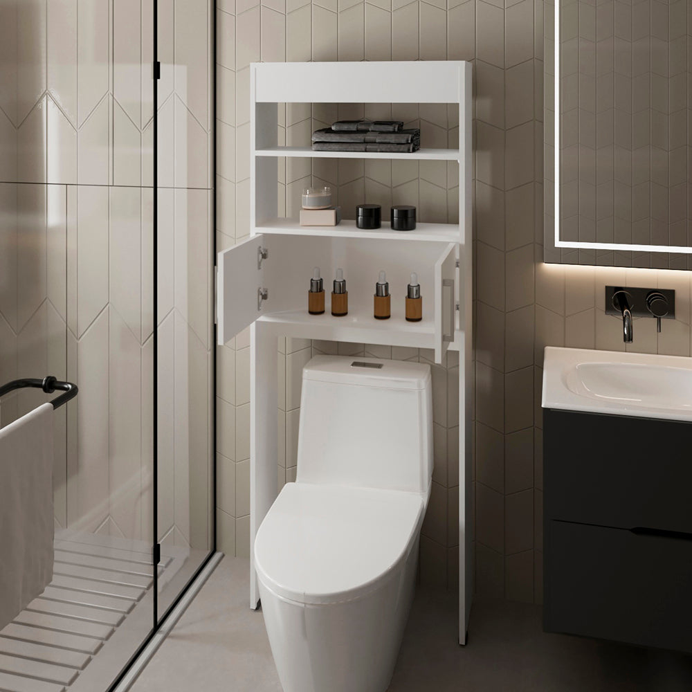 Over The Toilet Cabinet Jozz, Bathroom, White