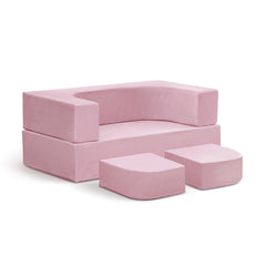 Kids Sofa Bed,Modular Couch Free Combination,Convertible Toddler Play Couch Furniture for Small Playroom