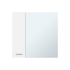 Medicine Cabinet Prague, Four Internal Shelves, Single Door, White Finish