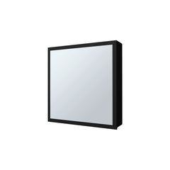 Wenge Medicine Cabinet with Included Mirror and 1 Door