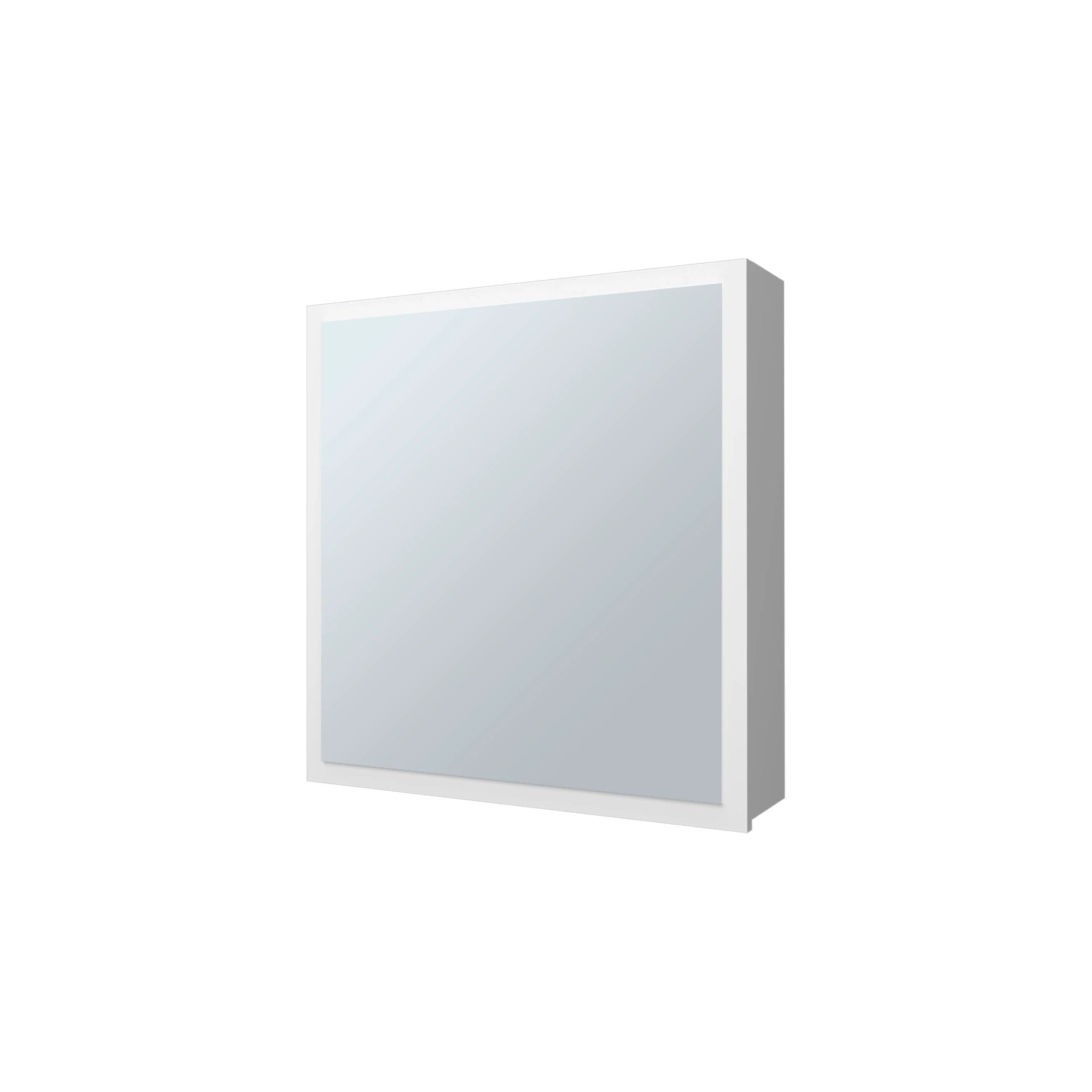White Medicine Cabinet with Included Mirror and 1 Door