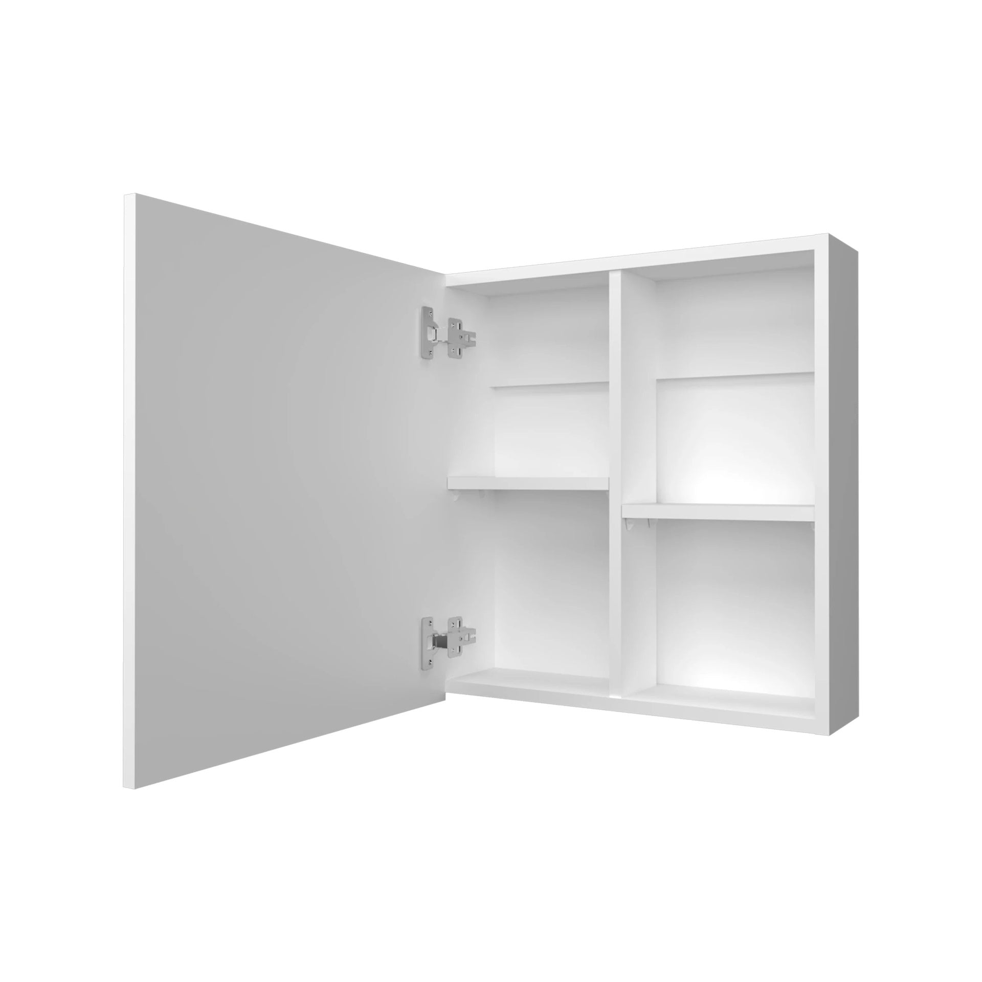 White Medicine Cabinet with Included Mirror and 1 Door