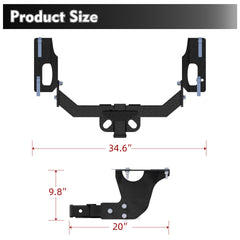 Class 3 Trailer Hitch Compatible with 2010-2019 / Subaru Outback Wagon (Except Sport)