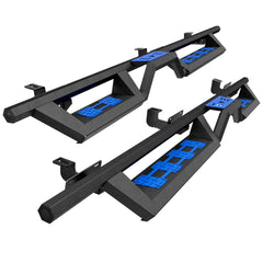 Two-Color Running Boards For 07-18 Jeep Wrangler JK Unlimited 4 Door,Side Steps