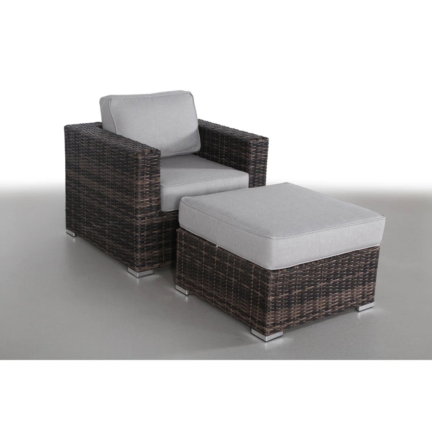 Comfortable Upholstered Accent Armchair – No Assembly Required