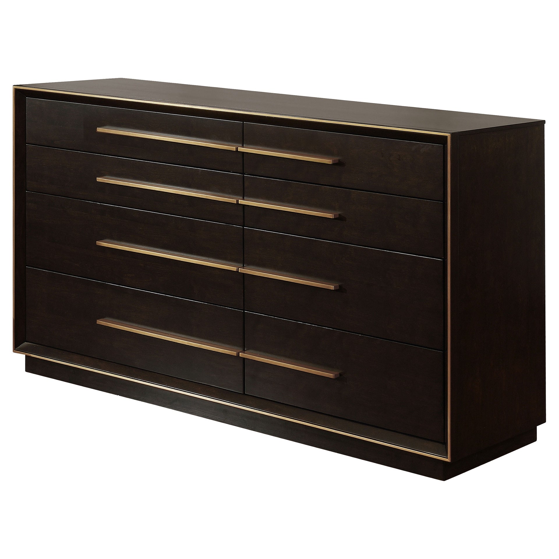 Prescott Smoked Peppercorn 8-drawers Dresser