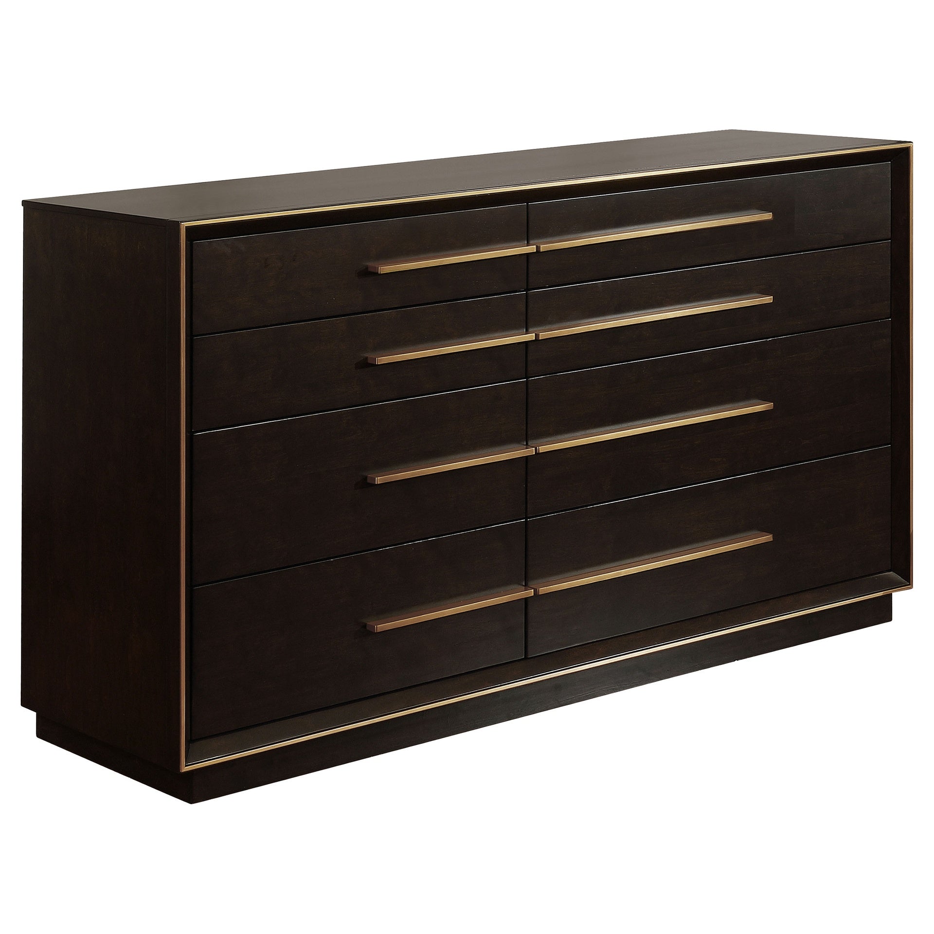 Prescott Smoked Peppercorn 8-drawers Dresser
