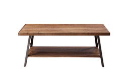 Ikram Weathered Oak & Sandy Black Finish Coffee Table