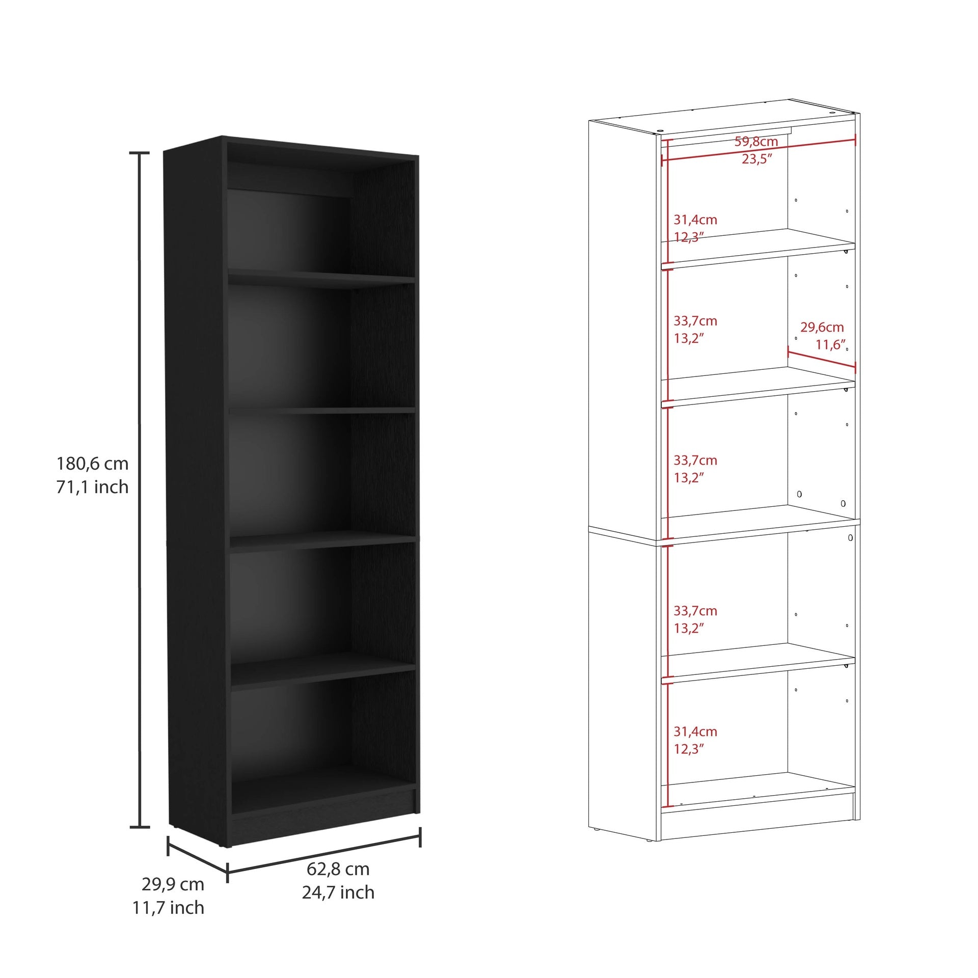 Wenge 3 Piece Living Room Set with 3 Bookcases