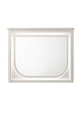 Laveda Pearl White Finish Mirror w/LED