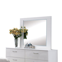 Lorimar White Finish Mirror