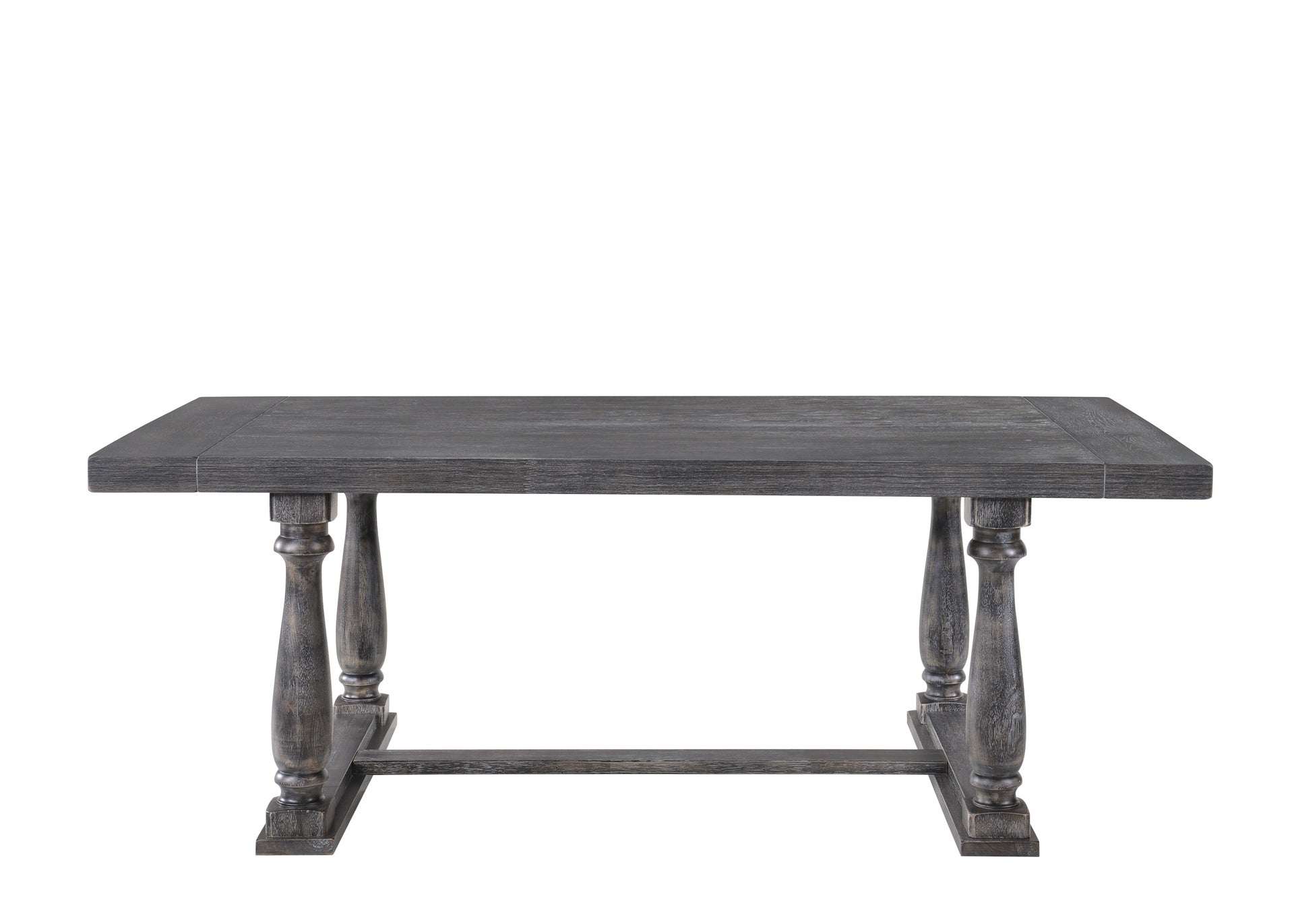 Bernard Weathered Gray Oak Finish Dining Table