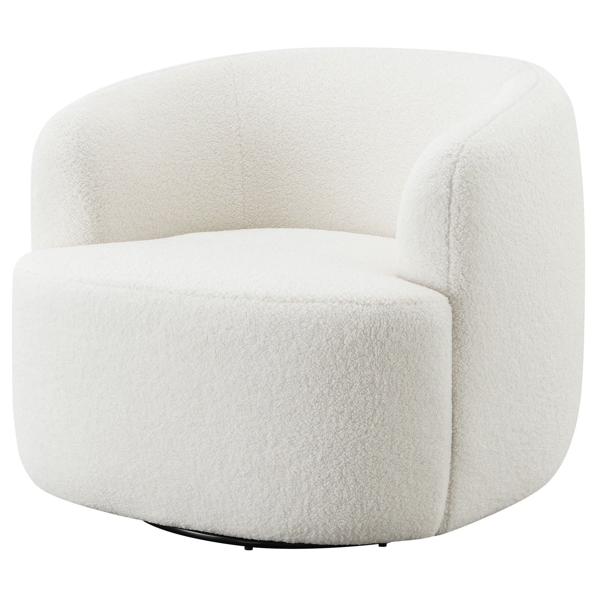 Denae Natural Upholstered Swivel Chair