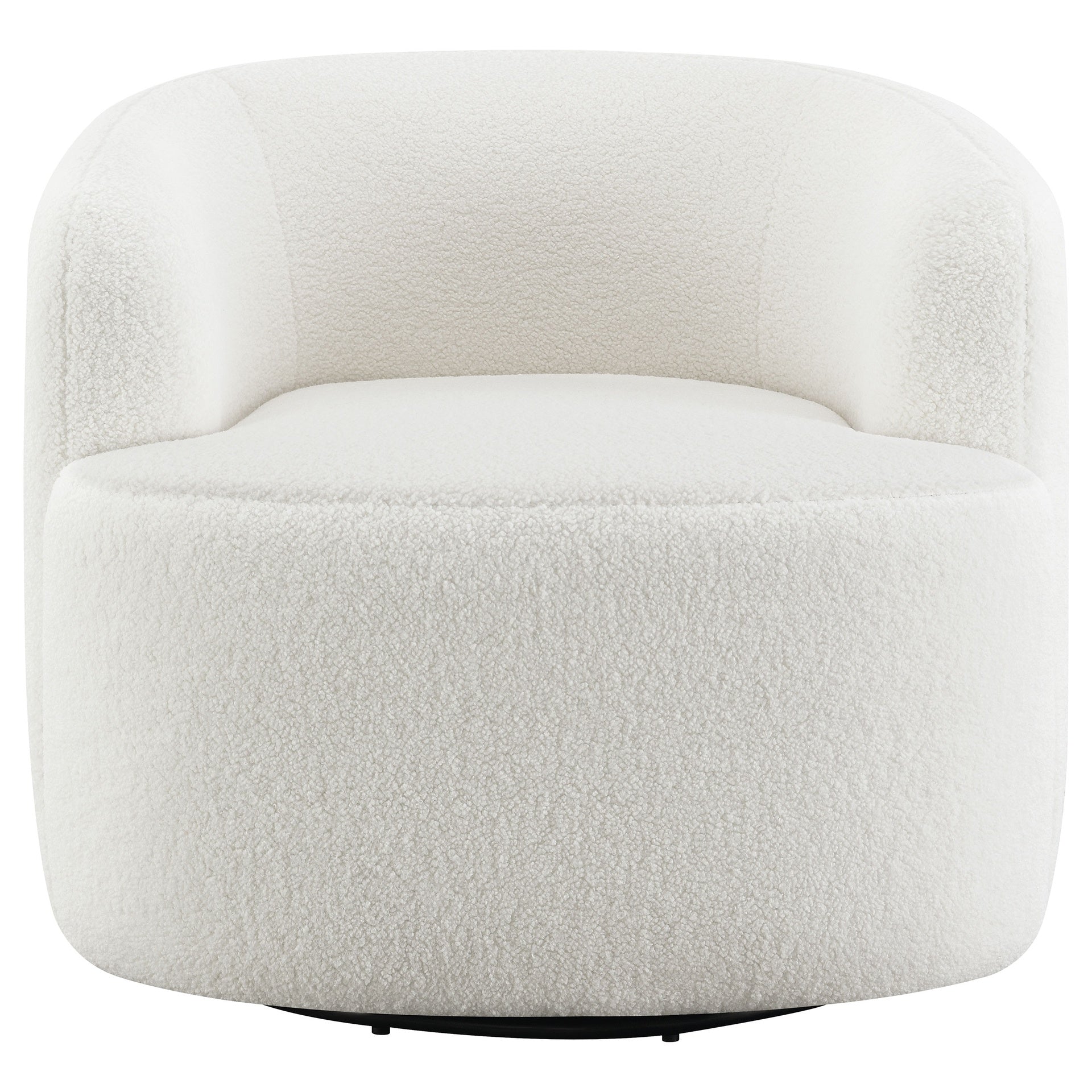 Denae Natural Upholstered Swivel Chair