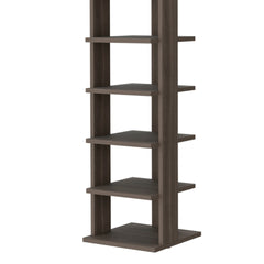 Grey Walnut 7-Tier Tall Vertical Shoe Rack