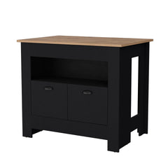 Wenge 2-Door Kitchen Island