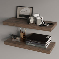 Grey Walnut Floating Shelf