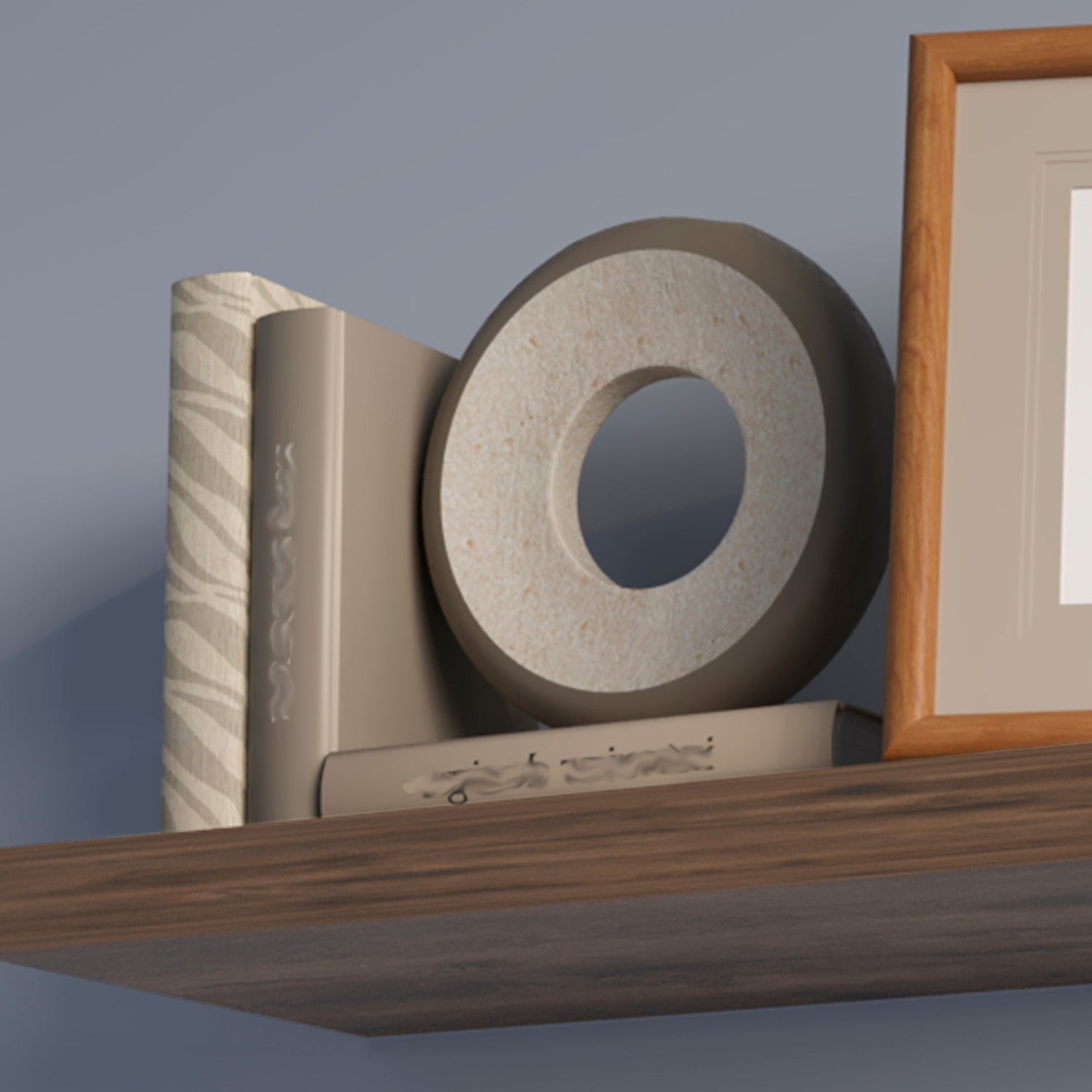 Grey Walnut Floating Shelf
