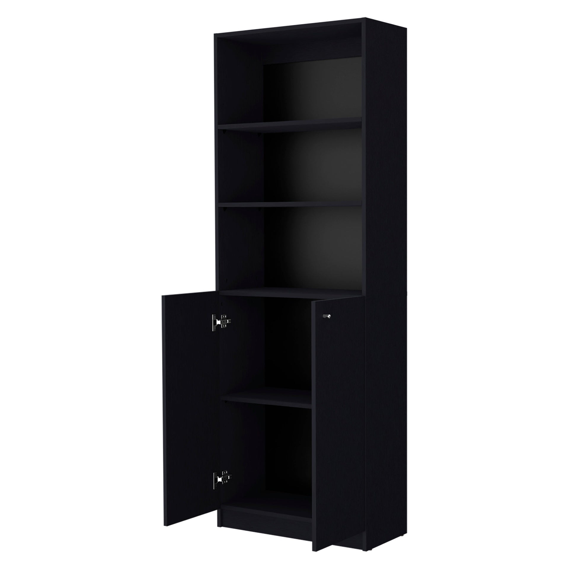 Wenge 2-Door Bookcase