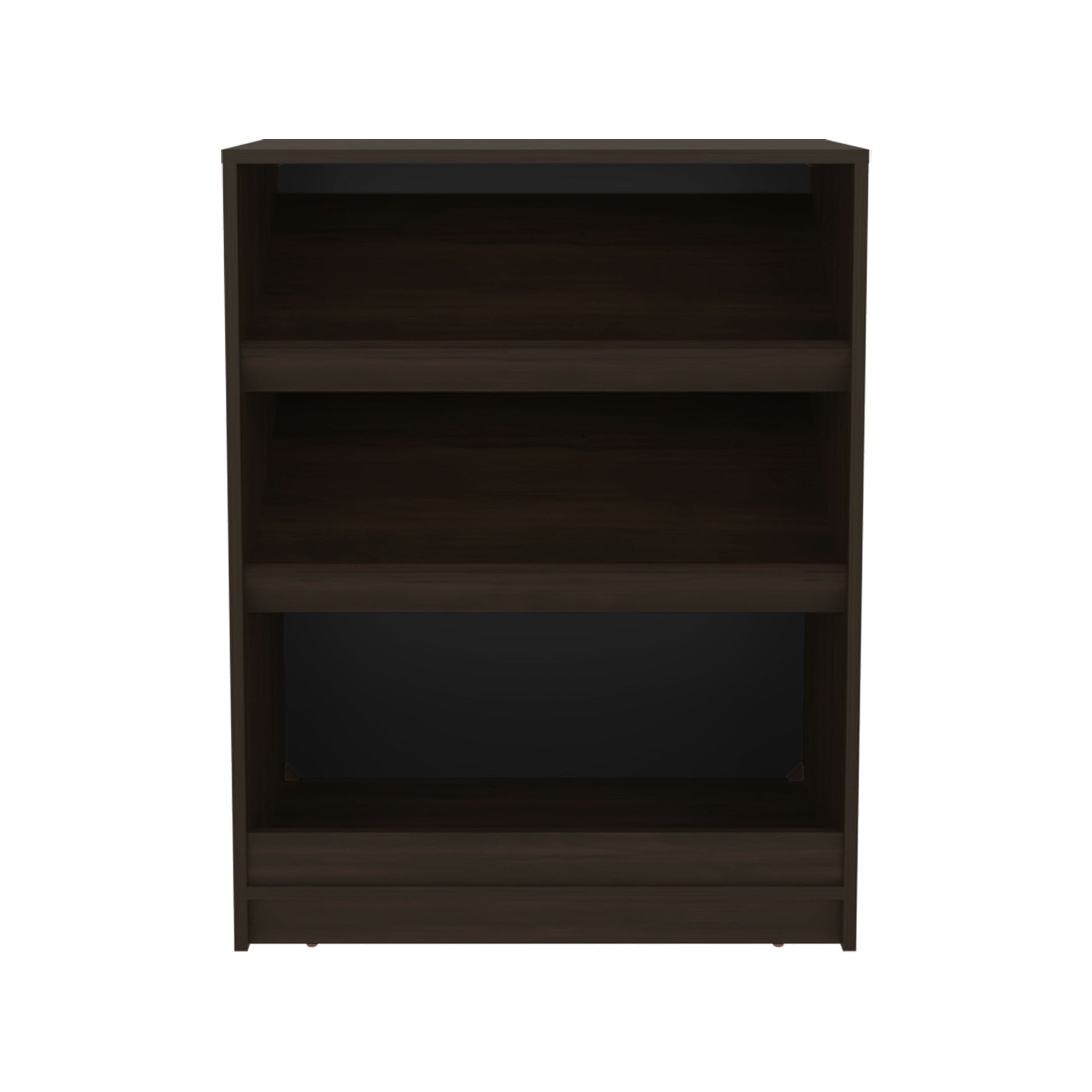 Wengue Shoe Rack with Open Storage