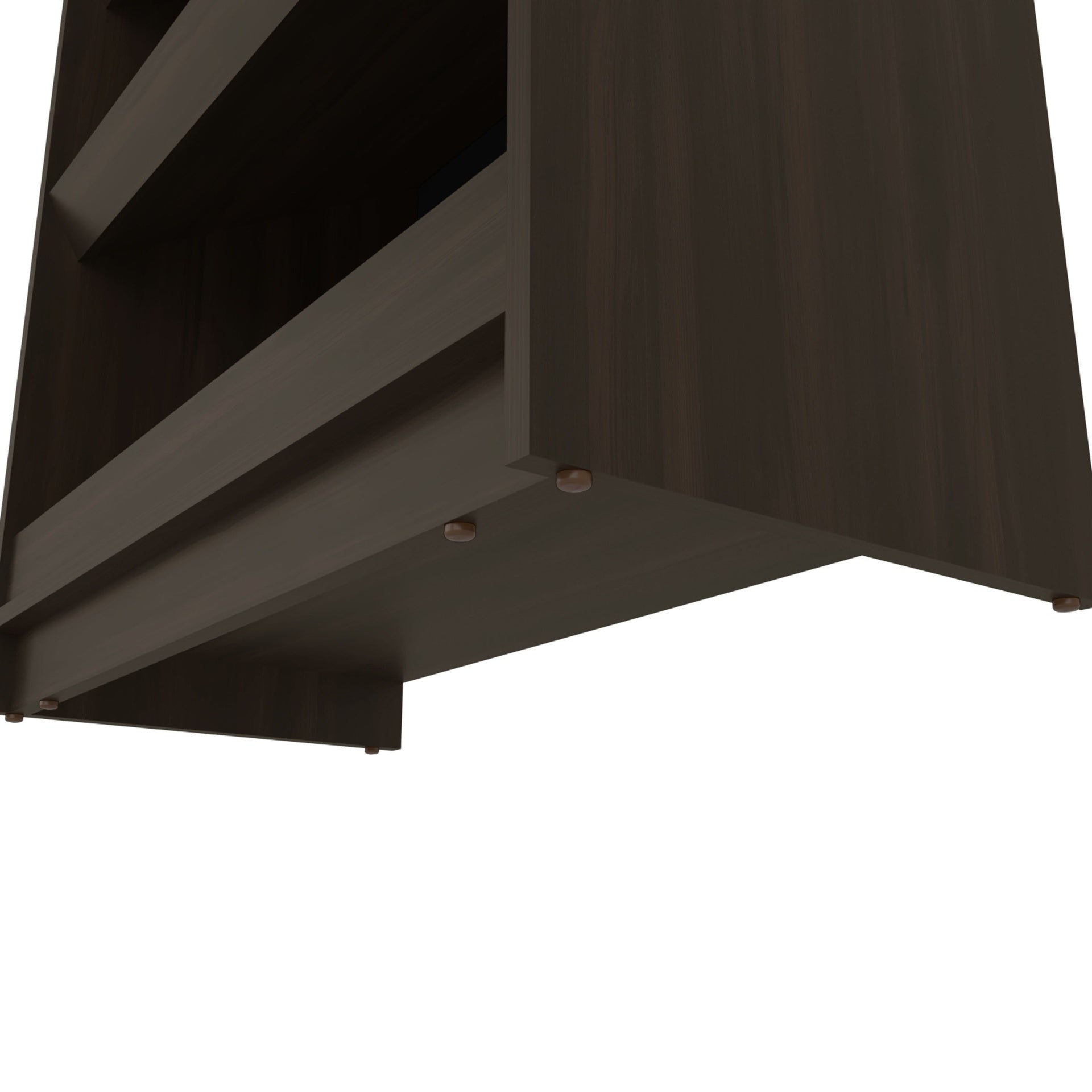 Wengue Shoe Rack with Open Storage