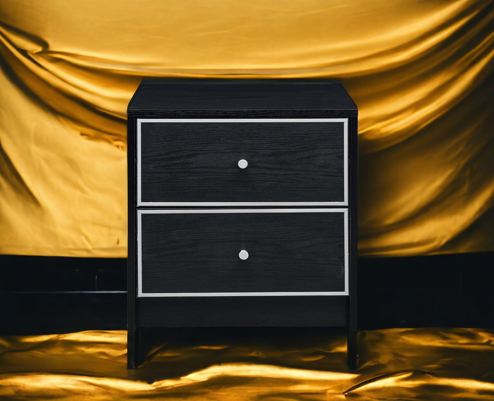 Jabir Black & Silver Accent Table with Variety & Selection