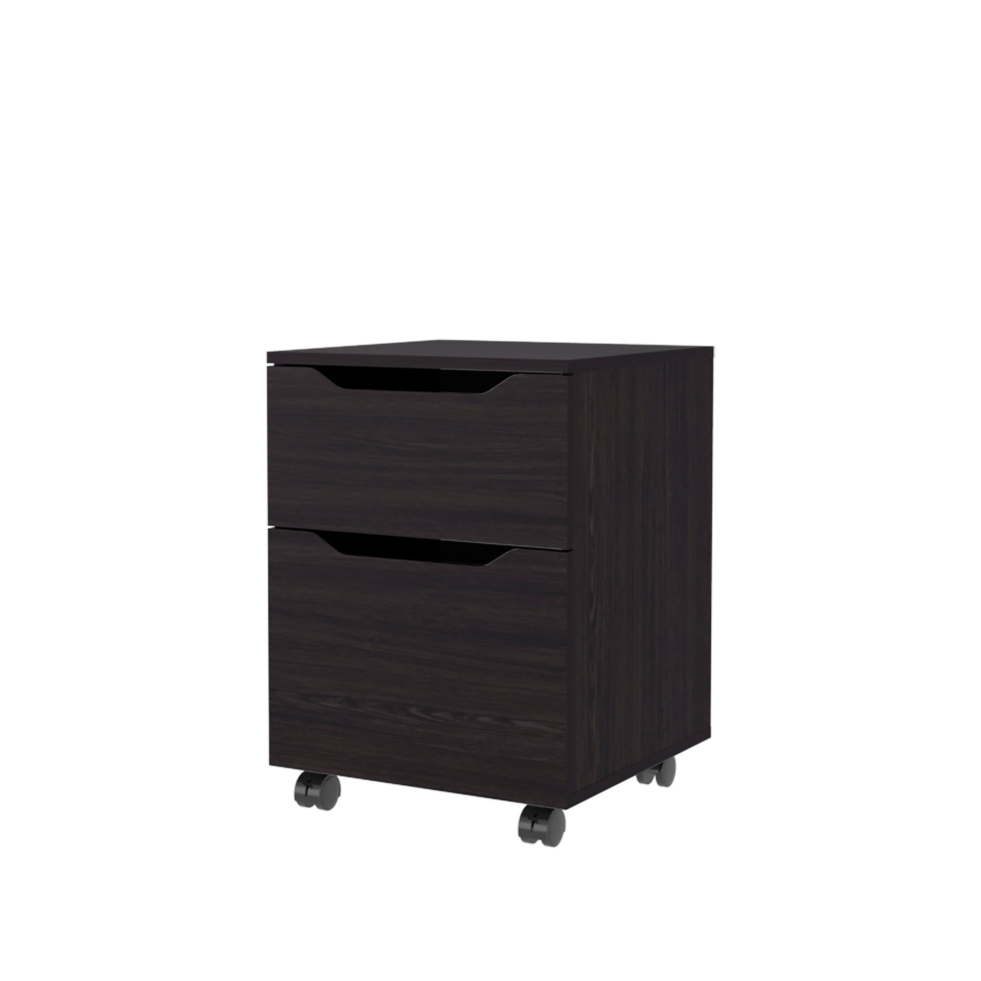 Wengue Nightstand with 1 Door and 1 Drawer