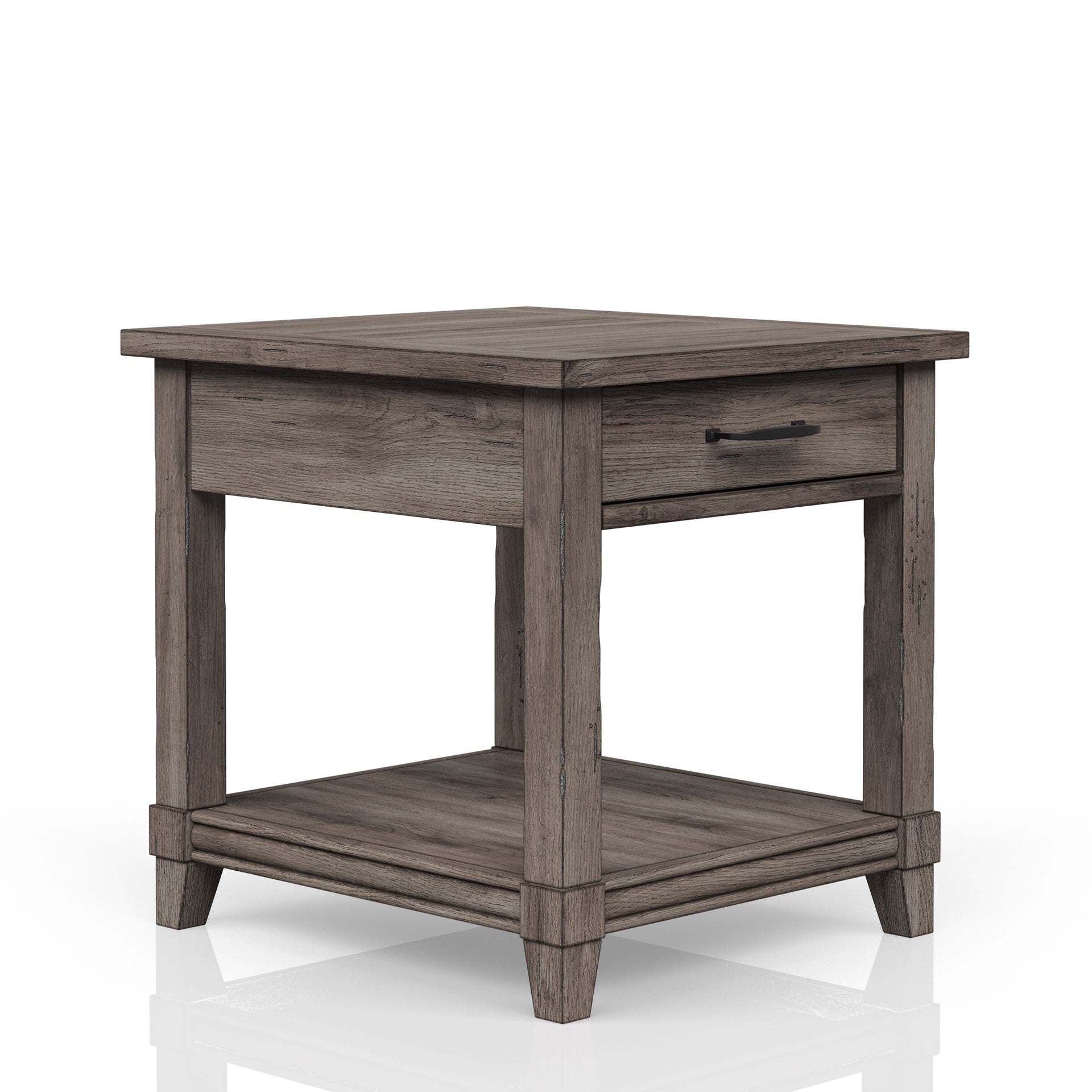 End Table W/ Storage Drawer & USN