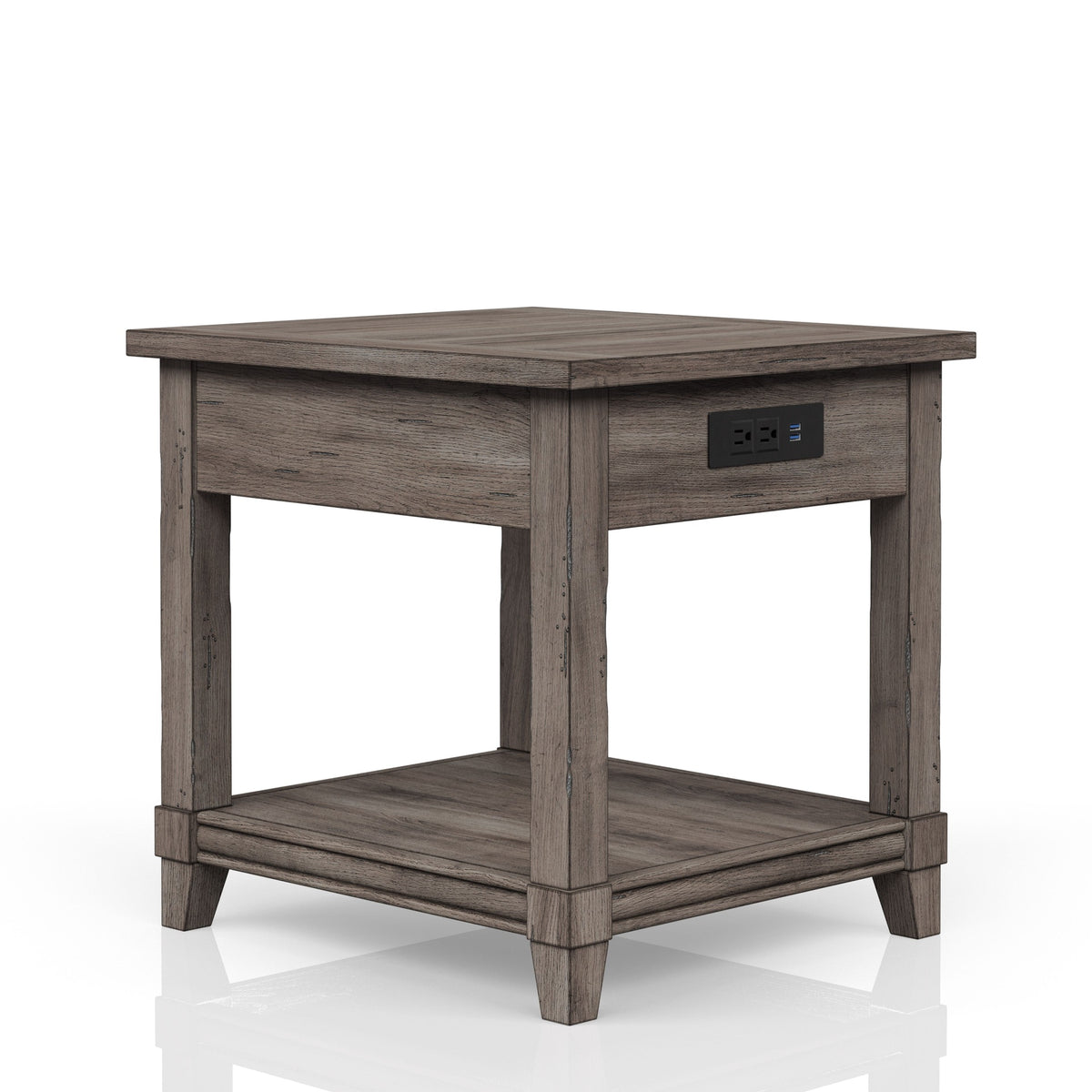 End Table W/ Storage Drawer & USN